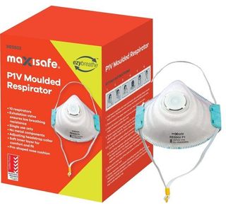 Maxisafe P1 respirator with valve, box of 10