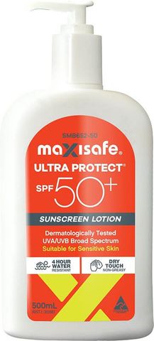 SPF 50+ sunscreen - 500ml pump