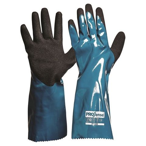 Prochem 35CM Green-Black Nitile PU Gloved Size 9