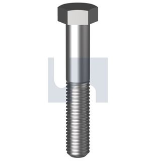 M10 x 190mm Hex BOLT ONLY H/T Class 8.8 ZINC