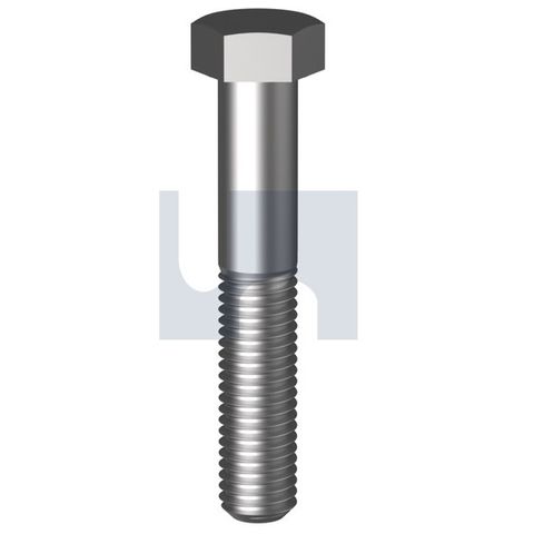 M14 x 30mm Hex BOLT ONLY H/T Class 8.8 ZINC