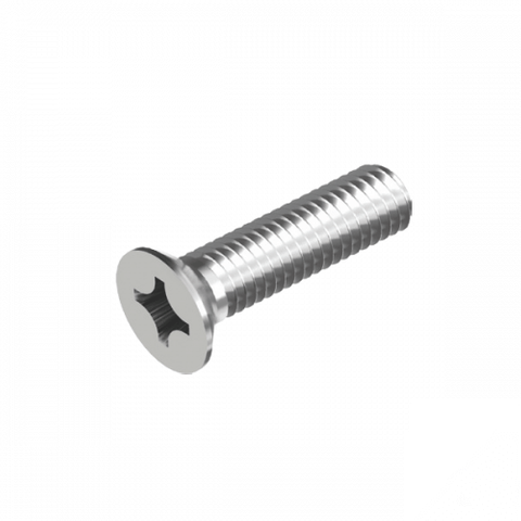 M3 x 50mm CSK Phil Metal Thread Screw S/STEEL 304