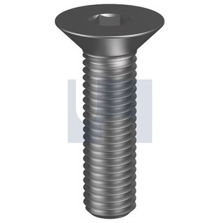 10-24UNC x 3/4 Flat Hd Socket Screw Gr 12.9 PL