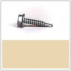 10-16 x 25mm Ind Hex Wh Hd S-D-S C3 CLASSIC CREAM