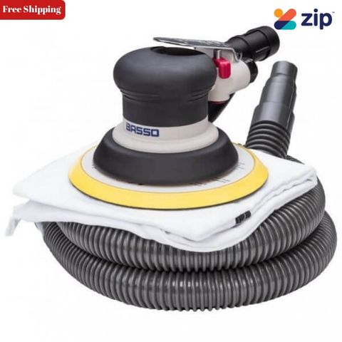 150mm Random Orbit Air Sander W-Dust Bag & Hose - GP6151-6-S-S