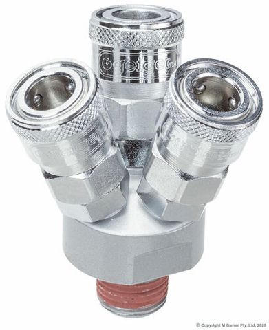 3 Way Cluster Quick Coupler