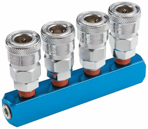 4 Way In-line Quick Coupler