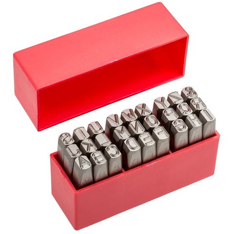 27 PIECE Letter Stamp Set 10mm