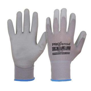 PRO-LITE GREY PU ON NYLON LINER SIZE 7