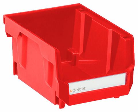 105W x 137D x 76H Plastic Stor Bin RED