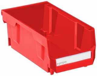 105W x 187D x 76H Plastic Stor Bin RED