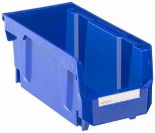 140W x 276D x 127H Plastic Storage Bin BLUE