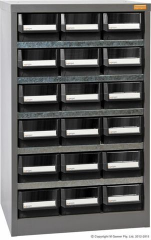 18 Drawer Parts  Cabinet  HD318