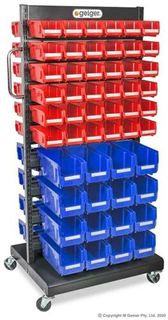 Mobile Storage Cart MS20020K W/ BINS