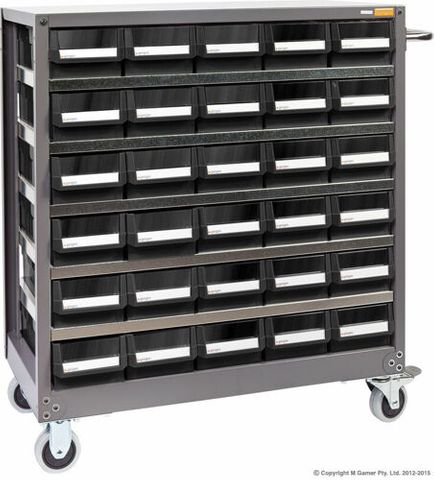 30 Drawer Mobile Parts Cabinet NHD 530