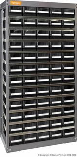 60 Drawer Parts  Cabinet With Dividers NHD560