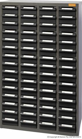 60 Drawer ST2 Parts Cabinet - 586w 222d 937h