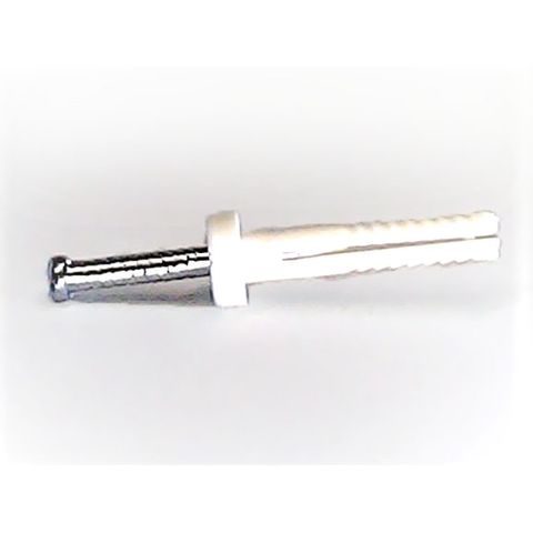 M5 x 25mm Round Head Nail in Plug Steel Pin