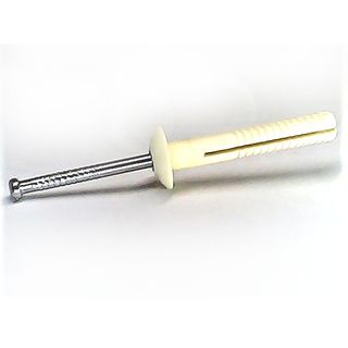 M6.5 x 40mm Mush Head Nail in Plug Steel Pin