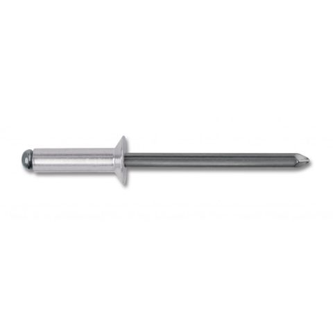 4-2 CSK Head Open Blind Rivet Alum/Steel