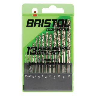 Metric Drill Set 1.0 - 6.5mm 13 Pcs BRIGHT - BTW13M