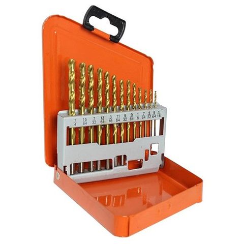 Imperial Drill Set 1/16in - 1/4in 13 Pieces Metal - SI13