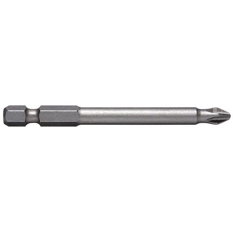 No 2 x 150mm Phillips RIBBED Driver Power Bit Mag - PH2150SR