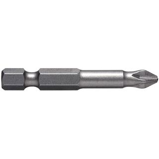 No 2 x 50mm Phillips RIBBED Driver Power Bit Mag - PH250SR