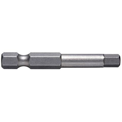 4mm x 50mm Hex Driver Insert Bit Magnetised - HEX450S