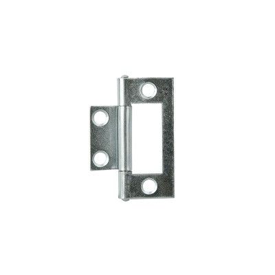 50mm Flush Fit Hinge F/PIN FLAT BACK ZP -19215