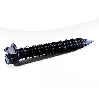 1/4 x 2-1/4 HEX Wh Hd Slot  Blue Rp Masonry Screw