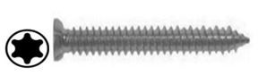 7.5 x 92mm CSK Hd U-C Nibs T30 Drive MFA-Screw GAL