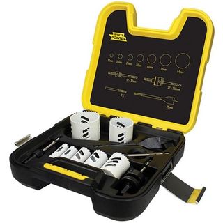 11pce Electricians Holesaw Kit (16, 20, 25, 32, 40, 51, & 64mm) - HSKELW11