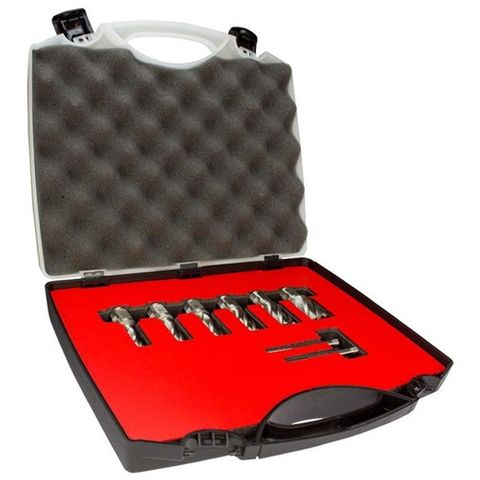 8 Pce Maxbor Broach Drill 50mm Depth HSS - HCLU.SET8