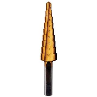 Step Drill 9 Steps 1/4-3/4 SSPt HSSTitanium Nitrid - 9STI14-34