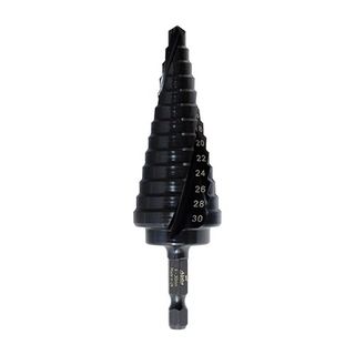 Spirial Step Drill 13 Steps M6-30 T-MAX Q-Realease CARDED - 9STSIM6-30TM