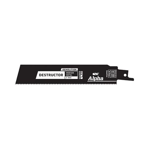 Destructor Demolition - Metal - Recip Blade14 TPI 150mm -5PK