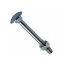 1/4 Bsw x 3/4 Cup Hd Sq Neck BOLT & NUT ZINC