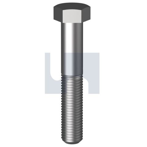 1UNF x 4-1/2 Hex BOLT ONLY GRADE 8 BLACK