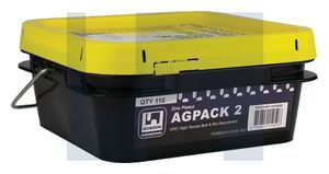 AGBAG No 2 Grade 8 Bolts/Nuts/WasherS Tri ZP 110P