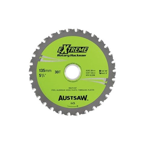 Rotary Hacksaw Blade 135 x 20 x 30T - RHS135161030