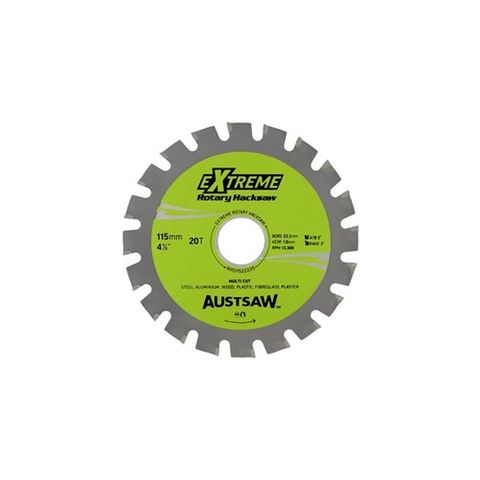 Rotary Hacksaw Blade 115 x 22 x 20T - RHS11522220