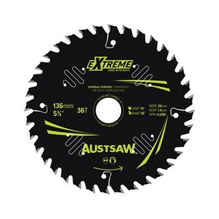 136mm-16/20b-36T EXTREME Circular Saw Blade TCT - TBPP1362036