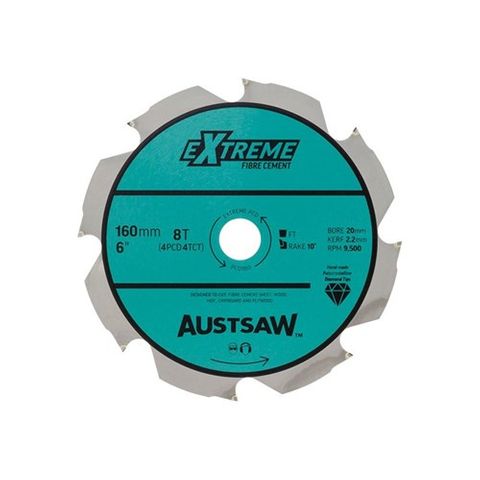 160mm x 20mm x 4T CEMENT SHEET BLADE - PCD160