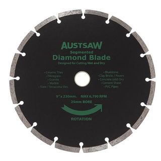 230mm Segmented Diamond Cutting Blade - AUDIA230S