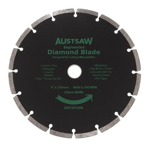 230mm Segmented Diamond Cutting Blade - AUDIA230S