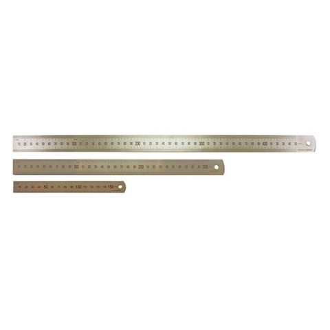 Met/Imp Ruler 150mm Ruler Stainless Steel - 1521
