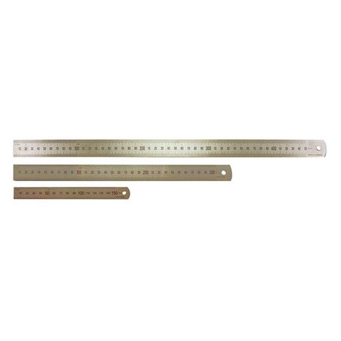 Met/Imp Ruler 150mm Ruler Stainless Steel - 1521