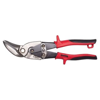 Tin Snip Left Cut RED OFF-SET - SHEF - 29-765