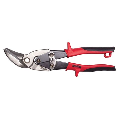 Tin Snip Left Cut RED OFF-SET - SHEF - 29-765